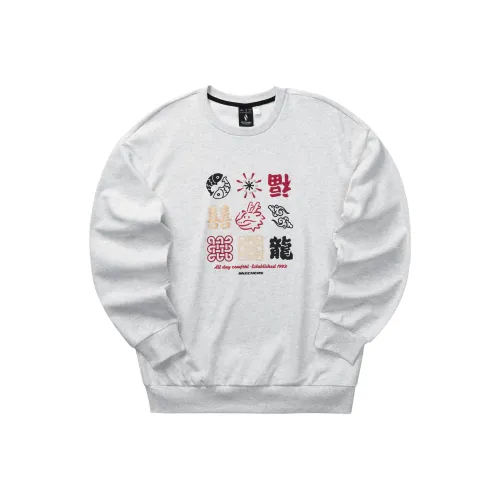 Skechers Новый год Толстовка Мужской Светлый Фотиния Серый