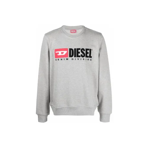 DIESEL Серый Мужской Свитшот