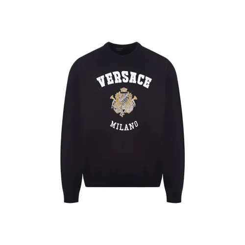 VERSACE SS22 Толстовка Мужской Черный