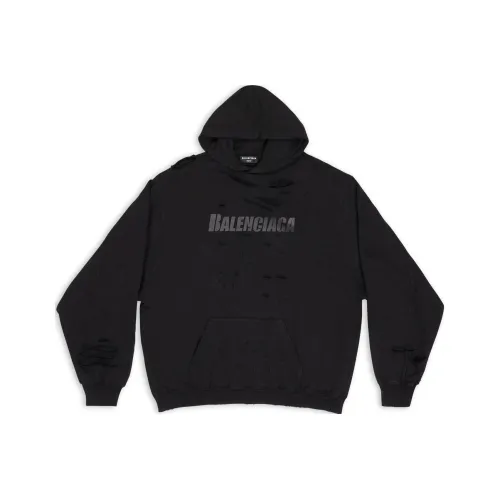 Balenciaga FW22 Свитшот Регулярный крой Мужской Черный