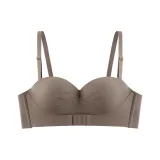 Кофейный Коричневый [Маленький Грудь Сборка / Украшение сборкой 1,5CM]