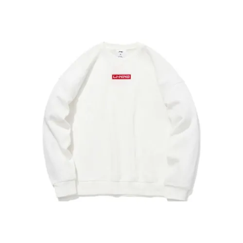 LINING Белый Мужской Свитшот