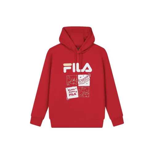 FILA Dragon Series Толстовка Унисекс Легенда Красный