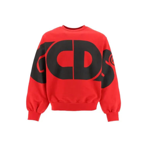 GCDS Red Men's Sweatshirts GCDS Красный Мужские Толстовки
