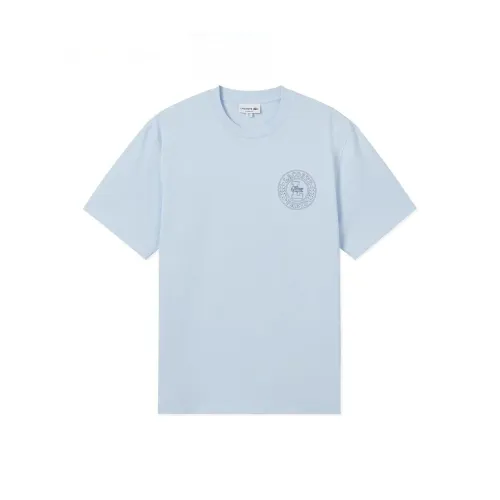 Рубашка LACOSTE Collaboration SS25 T Мужская Светло-Синяя
