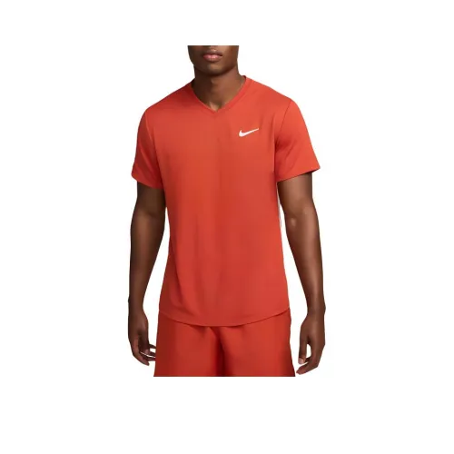 nike T-рубашка мужская красно-оранжевого цвета