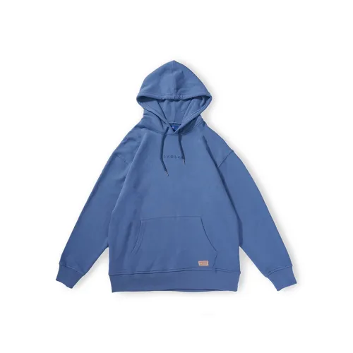 TEKABLU С капюшоном свободный крой худи унисекс