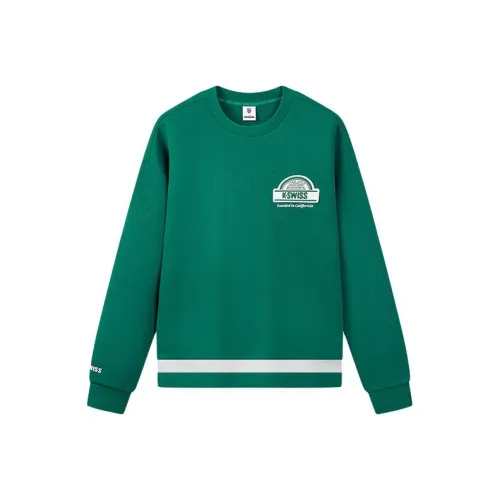 KSWISS Свитшот Мужской Мшисто-зеленый