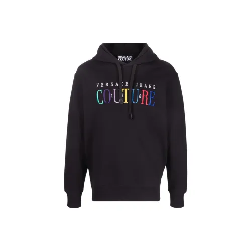 VERSACE JEANS COUTURE Черные Мужские Свитшоты