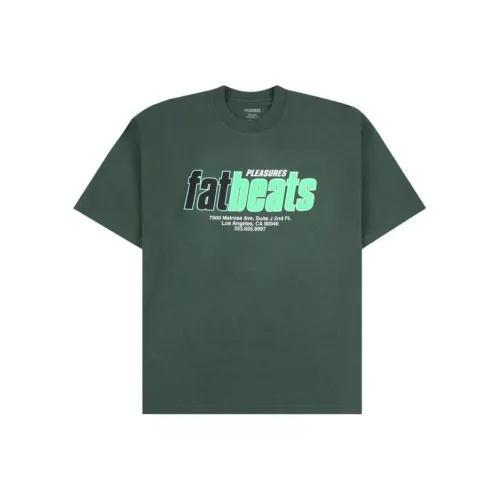 PLEASURES SS25 T-Shirt Мужской Зеленый