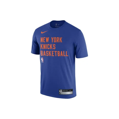 Nike New York Knicks 2023 24 Sideline Legend Performance T-Shirt Men's Blue Найк Нью-Йорк Никс 2023 24 Сиделайн Легенда Перформанс Футболка Мужская Синяя
