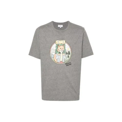 Maison Kitsune T-Shirt Мужской Серый