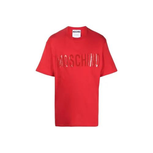 MOSCHINO Red Мужская T-рубашка