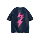 Темно-синий, синий-розовый