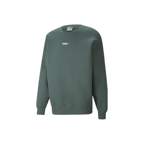 PUMA Бирюзовый Мужской Свитшот