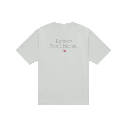 New Balance совместная линейка Runners T-Shirt Unisex Light Gray