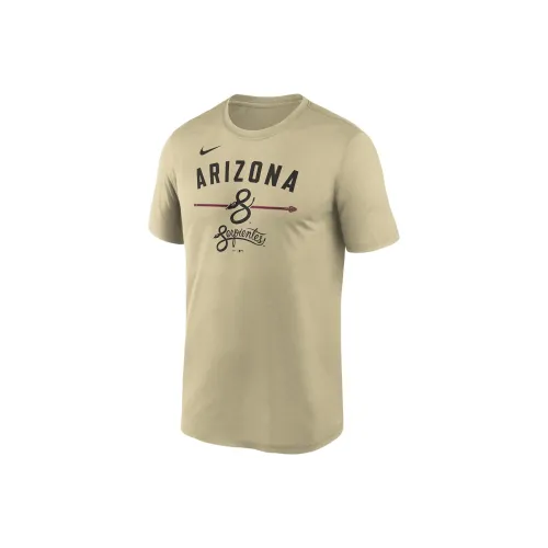 nike T-рубашка Arizona Rattlesnake Команда Мужская Золотая