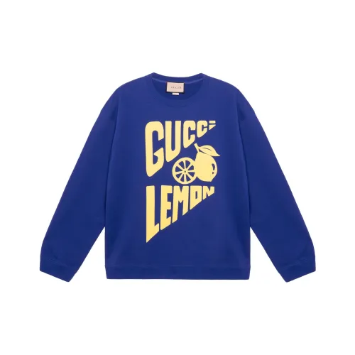 GUCCI SS22 Толстовка Мужской Синий