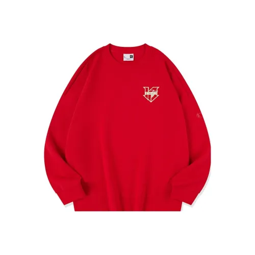 QIAODAN Свитшот Мужской Карпово-красный