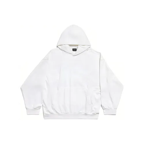 Balenciaga FW23 Свитшот Регулярный крой Унисекс Белый