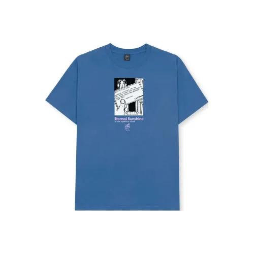 Brain Dead x ETERNAL SUNSHINE OF THE SPOTLESS MIND T-Shirt Унисекс Джинсовый Синий