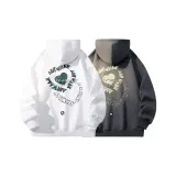 2 шт (Белый + Вересковый серый) Флисовая подкладка