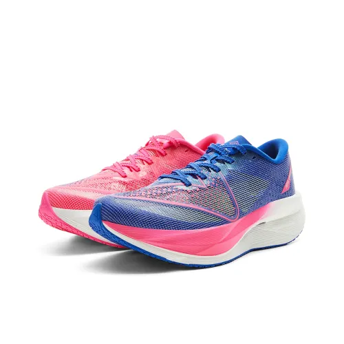 PEAK Беговые кроссовки Низкий Топ Сине-розовый микс Женские