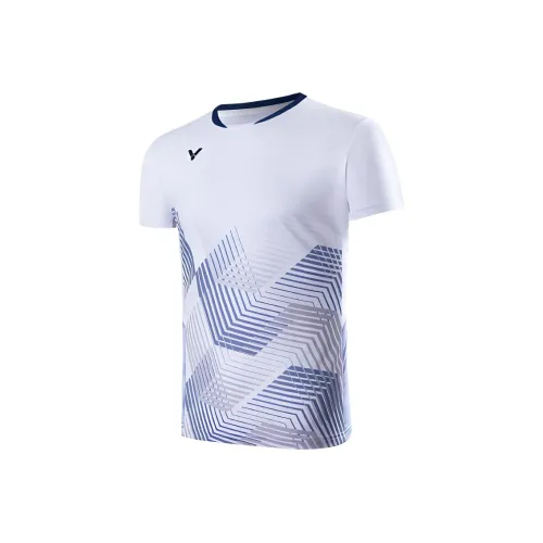 Victor Champion Series Competition Series T-Shirt Unisex Отбеленный