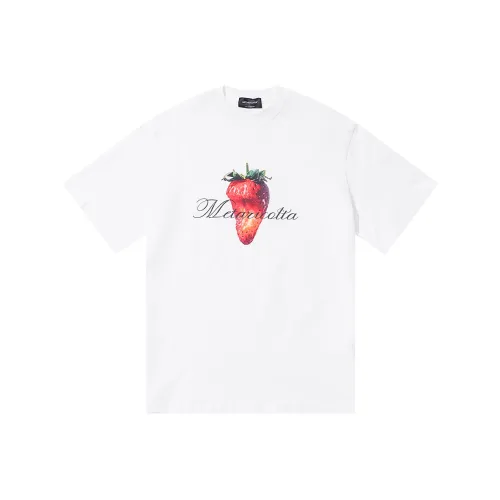 METARICOTTA T-Shirt Унисекс Белый
