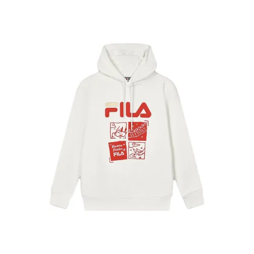 FILA Dragon Series Облачный белый Унисекс Свитшоты