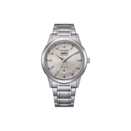 CITIZEN Eco Drive Series Солнечный Кварцевый Механизм Нержавеющая Сталь Ремешок Часы 40 мм Мужские Часы Кофейный Циферблат Часов