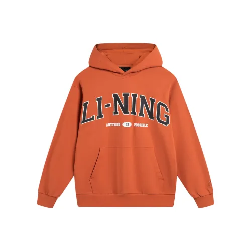 LINING Weekend youth Толстовка Унисекс Sunshine Грязно-оранжевый