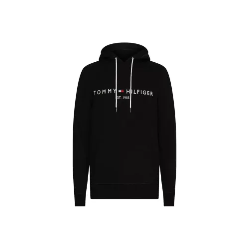 Tommy Hilfiger Big And Tall Tommy Логотип Толстовка Big Tall Черный Толстовка Мужской Темно-синий