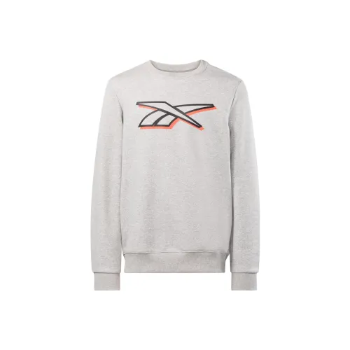 Reebok Vector Пачка Reebok Identity Логотип Толстовка Мужской Средне-серый