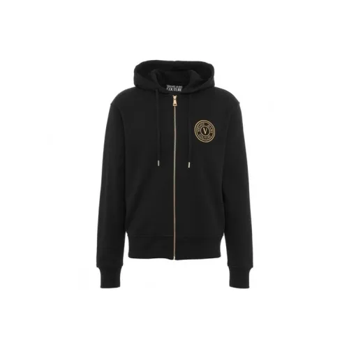 VERSACE Мужские черные свитшоты