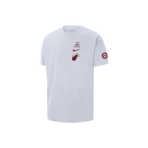 Nike x NBA Miami Heat Courtside T-Shirt Мужской Белый