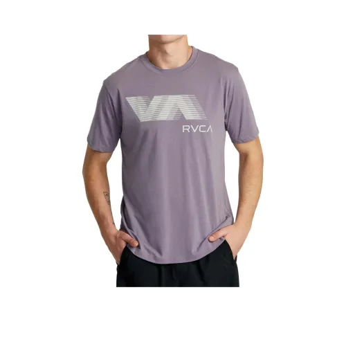 RVCA Шалфейный Фиолетовый Мужские T-Рубашки
