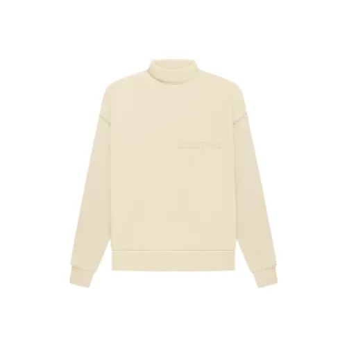 Fear of God Essentials FW22 Mockneck Egg Shell Sweatshirt Unisex Egg White Страх Бога Essentials FW22 Mockneck Яйцо Shell Толстовка Унисекс Белое Яйцо