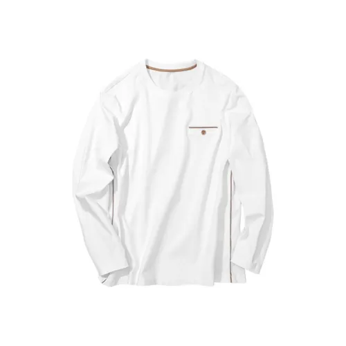 Mr.Bu Moon Белая Мужская T-Рубашка