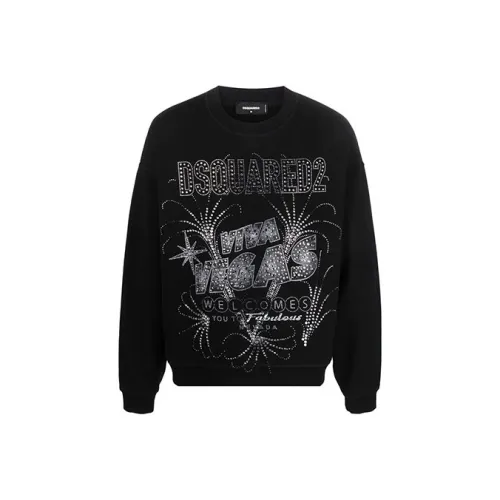 DSQUARED 2 Черные Мужские Свитшоты