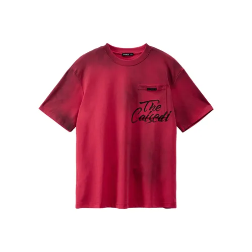 CAISEDI Red Мужская T-рубашка