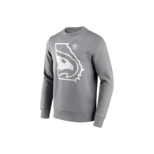 NBA Atlanta Hawks Fanatics T-Shirt Мужская Серого цвета