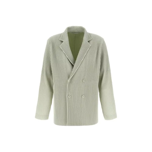 Homme Plissé Issey Miyake Бизнес-костюм мужской зеленый