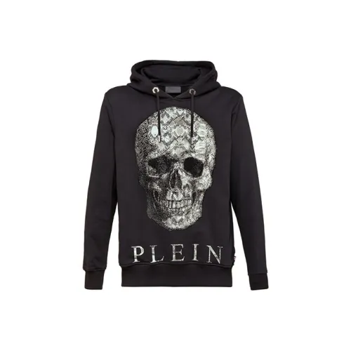 PHILIPP PLEIN Мужские черные свитшоты