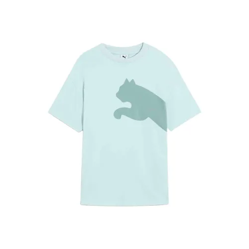 PUMA SS25 T-Shirt Унисекс Ледяной Синий