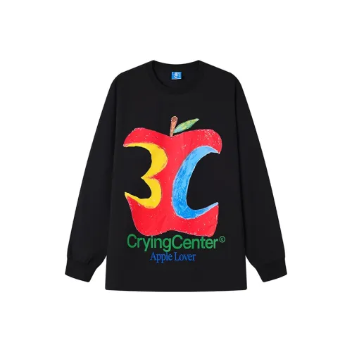 Crying Center Длинный рукав Т-рубашка Унисекс