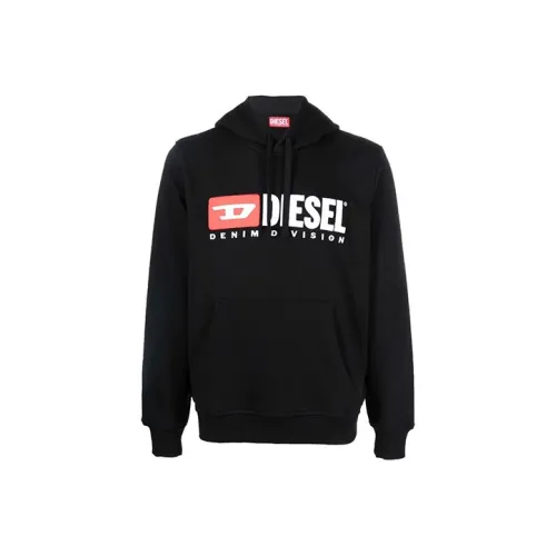 DIESEL Мужские черные свитшоты