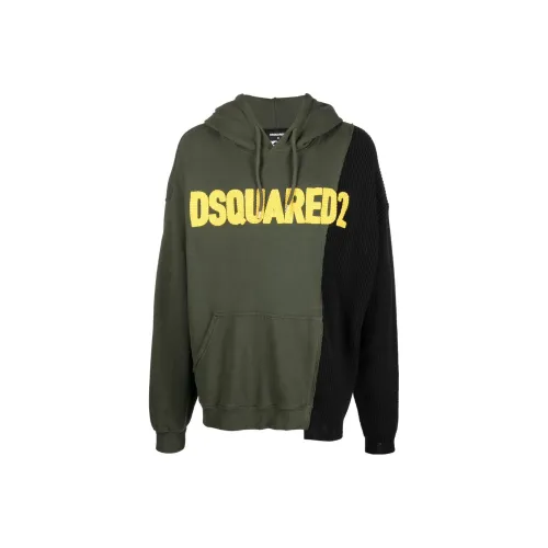 DSQUARED 2 Зеленый Мужской Свитшот