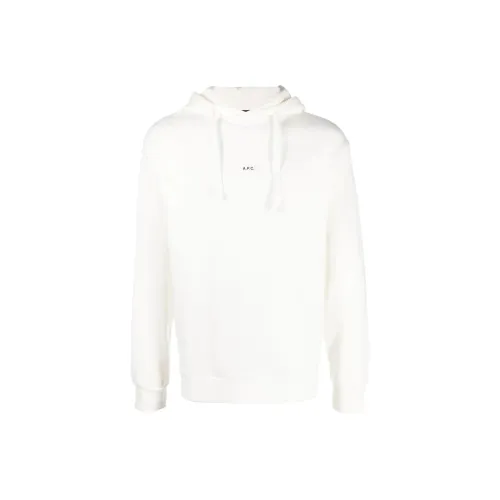 A.P.C. Joint Paragraph Белый Мужской Свитшот