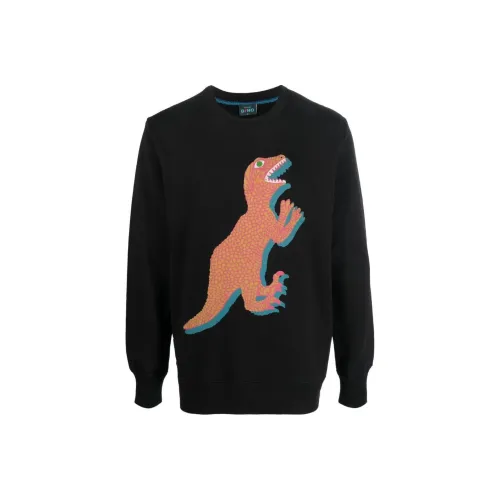 PS By Paul Smith Черные Мужские Свитшоты